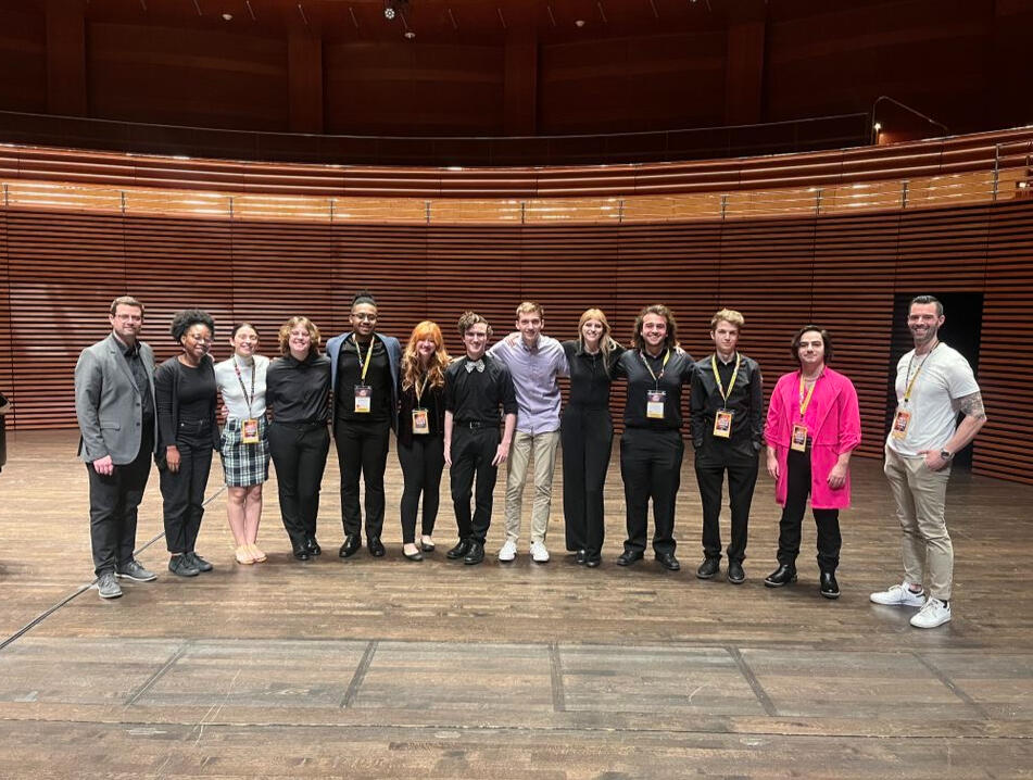 University of Central Florida Composition Studio after a concert of new music at the Dr. Phillips Center for the Performing Arts in Orlando, FL